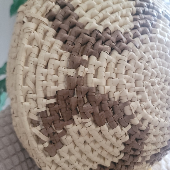 Beach wicker basket bag - Picture 3 of 8